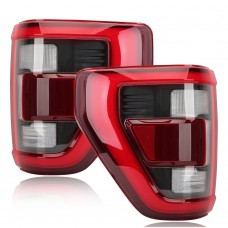 Taillamp Tail Lamp Taillight Backlight Back Rear Lights Lamp LED Tail Light WIth Blind Spot For Ford F150 2021 2022 2023