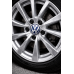 Колпачки для литых дисков Volkswagen 65/56 мм, заглушки ступицы Фольксваген VW, черные хром, 4 шт.