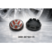 Колпачки для литых дисков Volkswagen 65/56 мм, заглушки ступицы Фольксваген VW, красные хром, 4 шт.