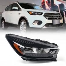 For Ford Escape Kuga 2017-2019 Headlight Lamp black Clear  CJ5Z13008C