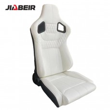 Jiabeir 9005 White Adjustable High Quality Leather Car Vehicle Sport Racing Seats