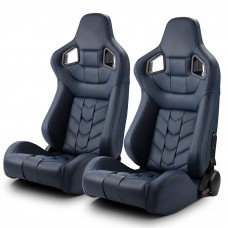 Jiabeir 9009 Blue High Quality Leather Car Vehicle Gaming Station Simulator Universal Adjustable Sim Bucket Racing Seats