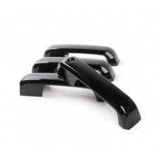 Элегантная черная глянцевая крышка дверной ручки для Ford F150 F-150 без смарт-ключа (2015-2017)