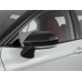 Накладки на боковые зеркала Toyota Camry 2018-2022, черный глянец - tuningdom.ru