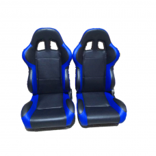 Спортивное гоночное сиденье Jiabeir серии 1002: эксклюзивное изделие из ПВХ-карбона с кожаной обивкой, черного цвета