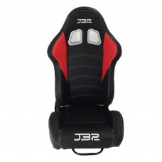 Спортивное гоночное сиденье Jiabeir 1017 серии - Универсальное откидное, из черного ПВХ-карбона с кожаной обивкой - Горячая распродажа