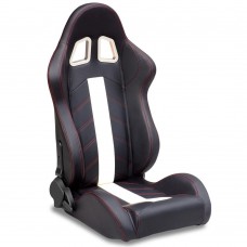 Спортивное гоночное сиденье Jbr 1045: универсальное и регулируемое, из качественной кожи ПВХ для автогонок