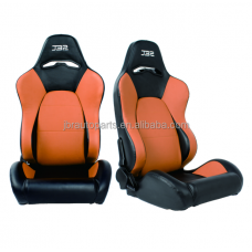 Спортивное гоночное сиденье JBR 1056 с регулировкой, черно-оранжевое для автомобильных гонок