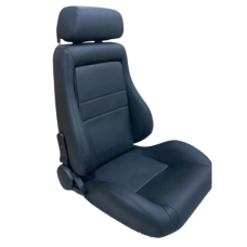Спортивное гоночное сиденье JBR 1081: универсальное, с регулятором и ползунком, кожаное ПВХ для легковых автомобилей