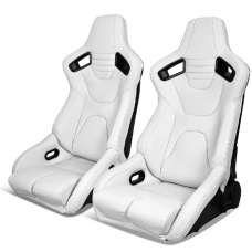 Спортивное гоночное сиденье Jbr 1095: Универсальное водительское, кожаное и регулируемое для спортивного симулятора