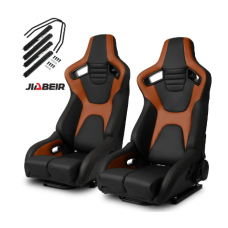 Спортивное гоночное сиденье JBR 1095: Эксклюзивное кожаное исполнение с функцией памяти от Memory Sim