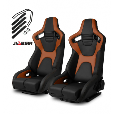 Спортивное гоночное сиденье JBR 1095: Эксклюзивное кожаное исполнение с функцией памяти от Memory Sim - купить в интернет-магазине TuningDom