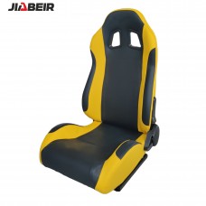 Спортивное гоночное сиденье JBR1001B: Эксклюзивное кожаное изделие с персонализированным логотипом от тренера