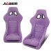Спортивное гоночное сиденье JBR1022: ковшеобразное, фиолетовое, из замши и стекловолокна - купить на tuningdom.ru