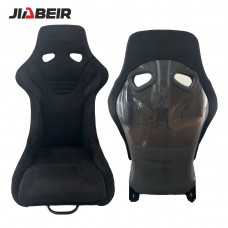 Спортивное гоночное сиденье JBR9001 с черной замшевой спинкой из углеродного волокна
