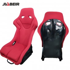 Спортивное гоночное сиденье Jbr9001: красная ткань и стекловолокно для гоночных автомобилей