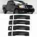 Накладки на дверные ручки для Nissan Titan 2004-2015, 4 шт., черного цвета - tuningdom.ru