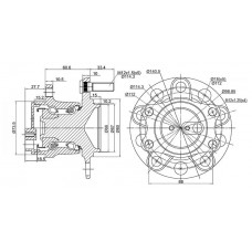 Ступица колеса AMD AMDHUB116