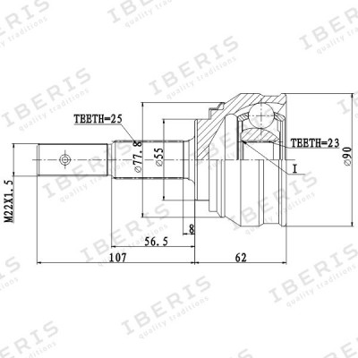 ШРУС наружный ASP CV370227