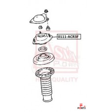 Опора амортизатора Asva 0111ACR3F