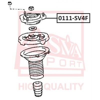 Опора амортизатора Asva 0111SV4F