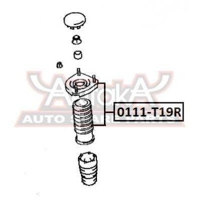 Опора амортизатора Asva 0111T19R