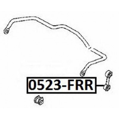 Тяга стабилизатора 4WD Asva 0523FRR