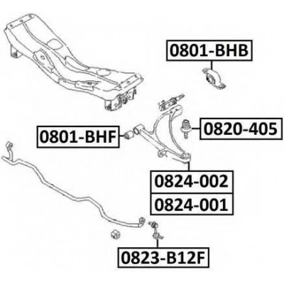 Опора шаровая Asva 0820405