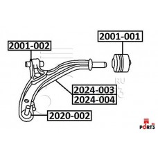 Опора шаровая Asva 2020002