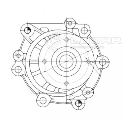 Насос водяной Luzar LWP1934