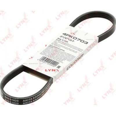 Ремень поликлиновой LYNXauto 4PK0703