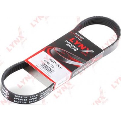 Ремень поликлиновой (EPDM, Power Max) LYNXauto 6PK0975