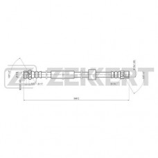 Шланг тормозной LYNXauto BL3071