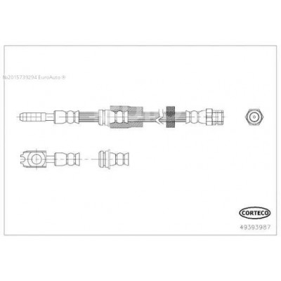 Шланг тормозной LYNXauto BL3152