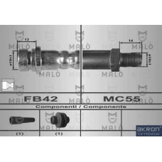 Шланг тормозной LYNXauto BL4370