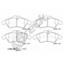 Датчик износа тормозных колодок LYNXauto BW1029