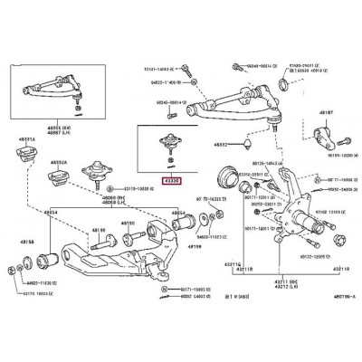 Опора шаровая LYNXauto C1068LR