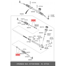 Тяга рулевая LYNXauto C2151LR