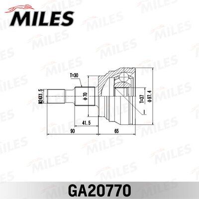 ШРУС внутренний LYNXauto CI1054