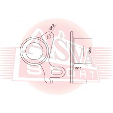 Ролик натяжной приводного ремня DJB EBT2065