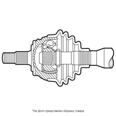 Шрус наружный 25x73x30 Febest 1210JX1