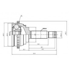ШРУС внутренний LYNXauto CI3751