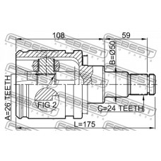 ШРУС внутренний LYNXauto CI3813