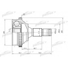 ШРУС наружный LYNXauto CO2239A