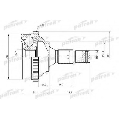 ШРУС наружный LYNXauto CO2239A