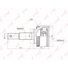 ШРУС наружный LYNXauto CO3638A