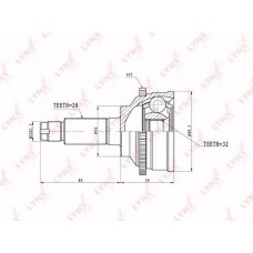 ШРУС наружный LYNXauto CO3654A