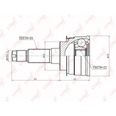 ШРУС наружный LYNXauto CO5110