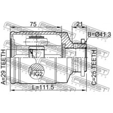 ШРУС наружный LYNXauto CO5300A