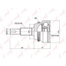 ШРУС наружный LYNXauto CO7524A